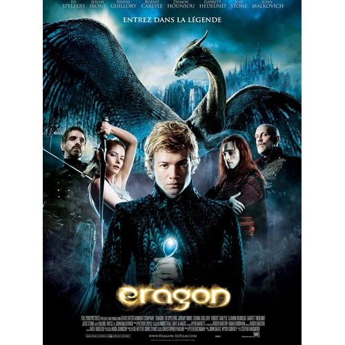 Eragon - Vritable Affiche De Cinma Plie - Format 40x60 Cm - De Stefen Fangmeier Avec Edward Speleers, Jeremy Irons, Sienna Guillory, Robert Carlyle, Rachel Weisz, John Malkovich - 2006