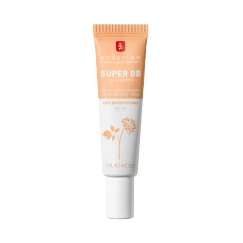 Erborian - Super Bb Au Ginseng Format Voyage Crme Soin Couvrant Anti-Imperfections Teinte Dor 15 Ml