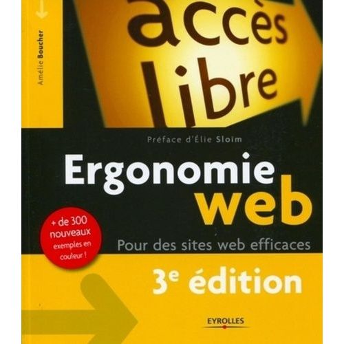 Ergonomie Web - Pour Des Sites Web Efficaces    Format Grand Format 