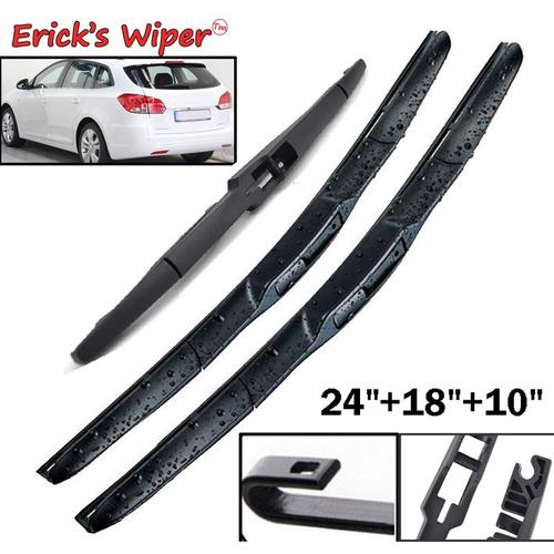 Erick's Wiper-Jeu D'essuie-Glaces Avant Et Arrire, Pare-Brise Pour Chevrolet Cruze Estate Wagon J300 2009-2015, 24 \