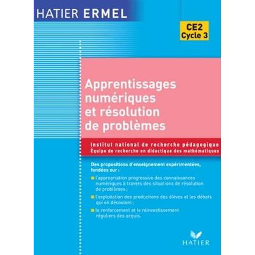 Ermel - Apprentissages Numriques Et Rsolution De Problmes Ce2   de Collectif