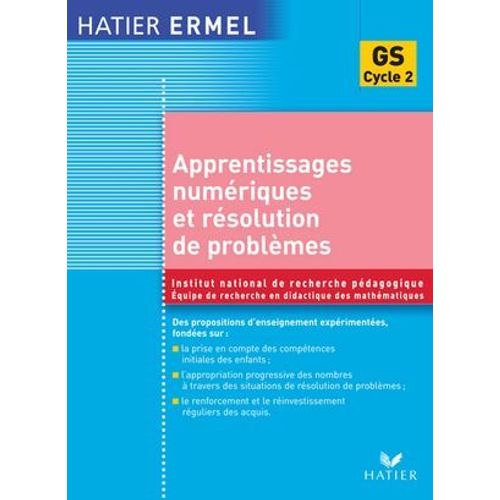 Ermel - Apprentissages Numriques Et Rsolution De Problmes Grande Section  