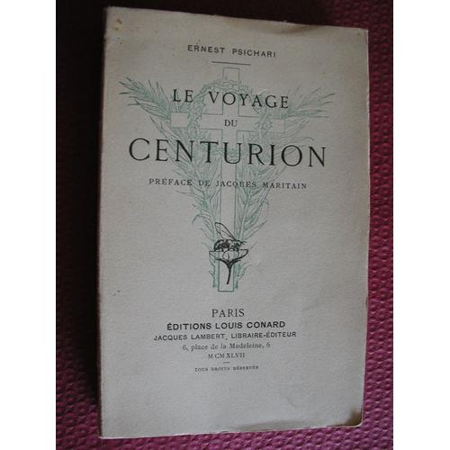 Le Voyage Du Centurion de Ernest Psichari