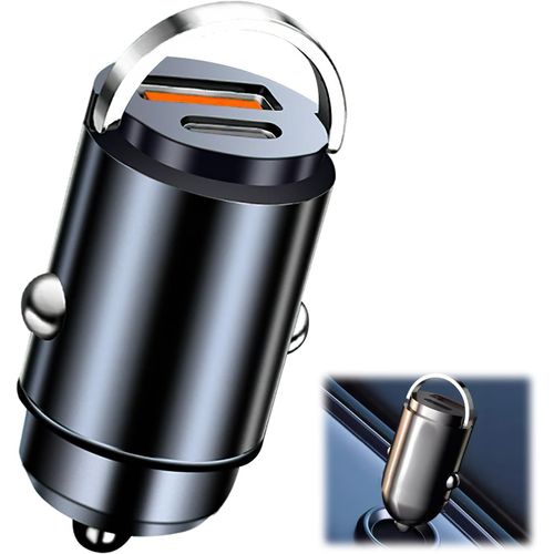 Ershi-120w Zigarettenanznder Chargeur Voiture Usb C, Allume Cigare Usb C [Pd Pps 30w & Qc 3.0] Tout Mtal Prise Allume Cigare Usb[1512]