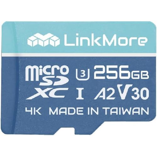 ERSHI-256 Go Carte Micro SDXC, A2, UHS-I, U3, V30, Classe 10 Compatible, Vitesse de Lecture jusqu' 160 Mo/s, Vitesse d'criture j[134]