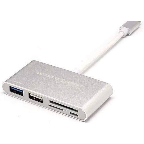 ERSHI-5 en 1 USB-C USB Type C 3.1 USB3.0 Hub OTG Combo avec lecteur de carte USB 3.0 Multi Splitter pour MacBook Pro Air[1461]