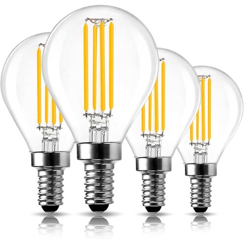 Ershi-Ampoule Led E14, Ampoules G45 Golf Dimmables, 4w, quivalent Ampoule Globe Mini Globe Vis Ses E14 De 40w, Blanc Chaud 2700k,[4