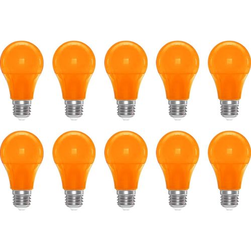 Ershi-Ampoules Led Orange 3w E27, A60 Ampoule Colore E27 Lampe  Filament Led Ampoule, Remplacement  Incandescence 30w, Pour Mar[4312]
