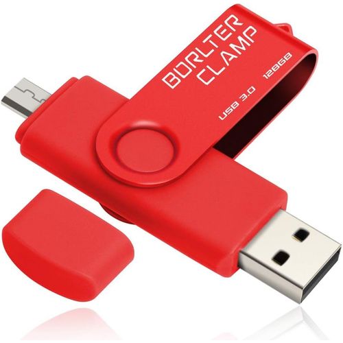 ERSHI-Cl USB 128 Go, 2 en 1 OTG USB 3.0 Mmoire Stick, Pivotant U Disque avec Port Micro USB pour Smartphone Android, Tablette et[7