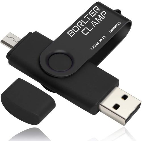 ERSHI-Cl USB 128 Go, 2 en 1 OTG USB 3.0 Mmoire Stick, Pivotant U Disque avec Port Micro USB pour Smartphone Android, Tablette et[7