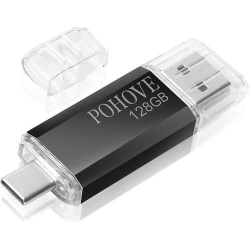 ERSHI-Cle USB 128 GO, OTG CL USB C 128go Mini Clef USB 128 GO 2 en 1 Type C Pen Drive 128 GB pour Huawei, Xiaomi, Oneplus, Smartp[5