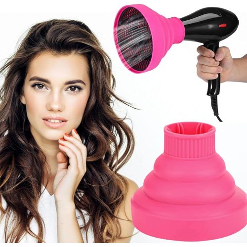 Ershi-Diffuseur Cheveux Pliable,Diffuseur Cheveux Universel,Diffuseur Sche-Cheveux En Silicone,Diffuseur Seche Cheveux Silicone,D[3