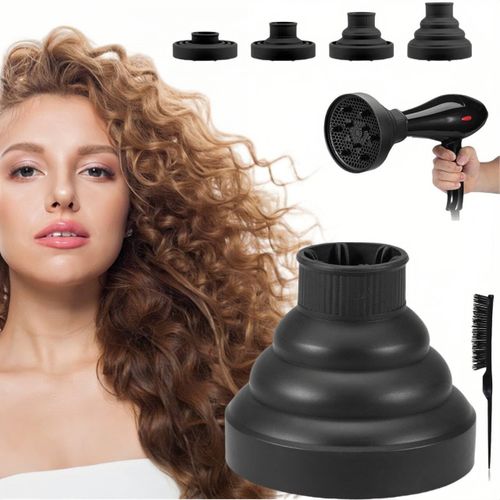 Ershi-Diffuseur Seche Cheveux,Diffuseur Cheveux Pliable,Diffuseurcheveux Universel,Diffuseur Seche Cheveux Silicone,Cheveux Adapta[2