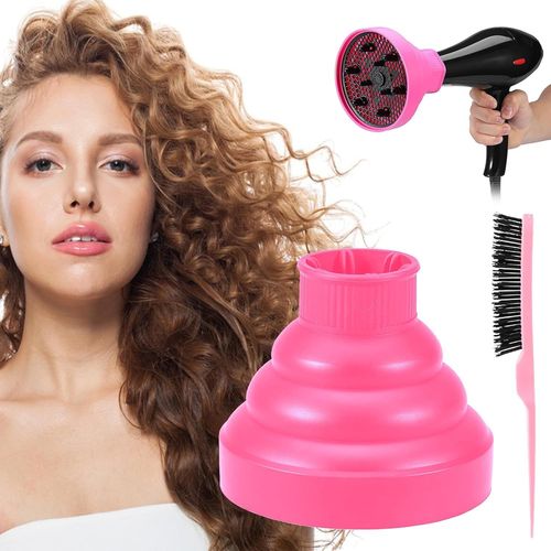 Ershi-Diffuseur Seche Cheveux,Diffuseur Cheveux Pliable,Diffuseurcheveux Universel,Diffuseur Seche Cheveux Silicone,Cheveux Adapta[2