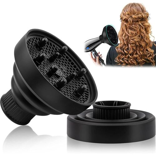 Ershi-Diffuseur Seche Cheveux,Diffuseur Cheveux Universel,Diffuseur Boucle Pliable,Diffuseur Sche-Cheveux En Silicone,Convient Po[3