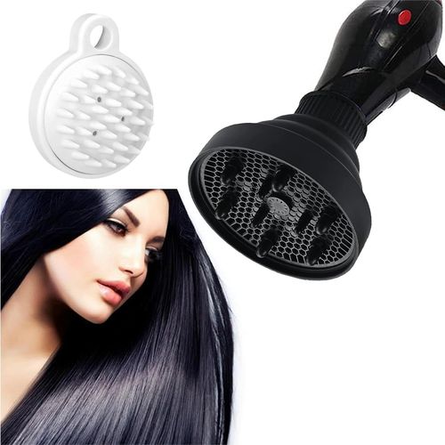 Ershi-Diffuseur Sche Cheveux Universel, Silicone Pliable Cheveux Sche-Cheveux Diffuseur, Couverture Universelle Pour Sche-Cheve[2