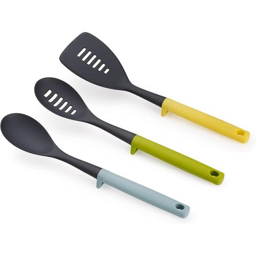 Ershi-Duo Ensemble D'ustensiles 3 Pices Avec Repose-Ustensiles Intgr, Ensemble D'ustensiles De Cuisine Hyginiques Pour Une Uti[1