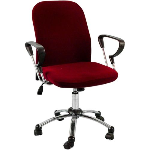 Ershi-Housse De Chaise De Bureau Universelle Rotative - Style Moderne Et Simple - Extensible Et Lavable - Grand Dossier (Chaise No[2258]