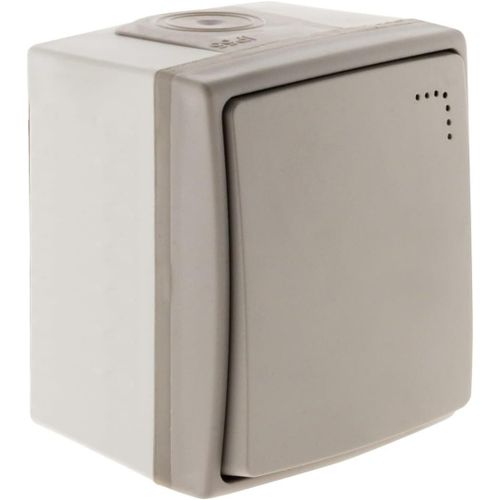 Ershi-- Interrupteur Va-Et-Vient  Voyant tanche Ip55 - Orok - Bornes Automatiques Pour Installation Simple Et Rapide - Compatibl[1430]