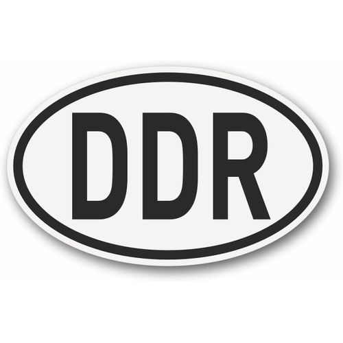 Ershi-Kfz730 Aimant Ddr Pour Plaque D'immatriculation De La Rda Noir Et Blanc 145 X 90 Mm Facile  Installer Et  Enlever I Pour V[3