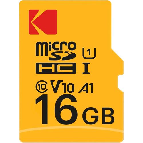 ERSHI-Kodak - Carte Micro SD 16 Go UHS-I U1 V10 A1 microSDHC/XC