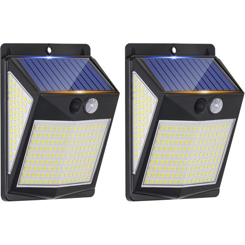 Ershi-Lampe Solaire Exterieur Dtecteur De Mouvement, 238 Led Lumiere Solaire Exterieur 3 Modes Spot Led, Grand Angle De 270 , Ip[691]