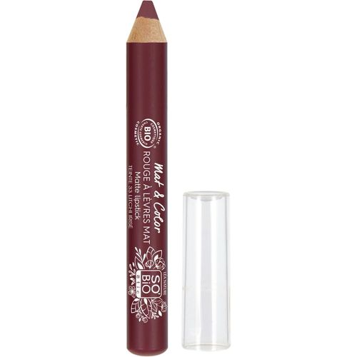 Ershi-La Nature So Bio tic| Rouge  Lvres Jumbo Mat Certifi Bio \U2013 Mat&color | Litchi Iris | Fini Mat Ultra-Couvrant | 2e[2