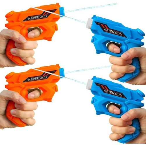 Ershi-Pistolet  Eau 4 Pices  Grande Porte, Pistolet  Eau Pour Enfants, Jouet Interactif Et Passionn, Le Jouet Parfait Pour L[1429]
