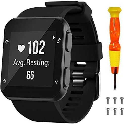 Ershi-Pour Garmin Forerunner 35 Strap/Garmin Approach S10 Bracelet De Montre De Rechange En Silicone Souple Forerunner 35/Approach[1