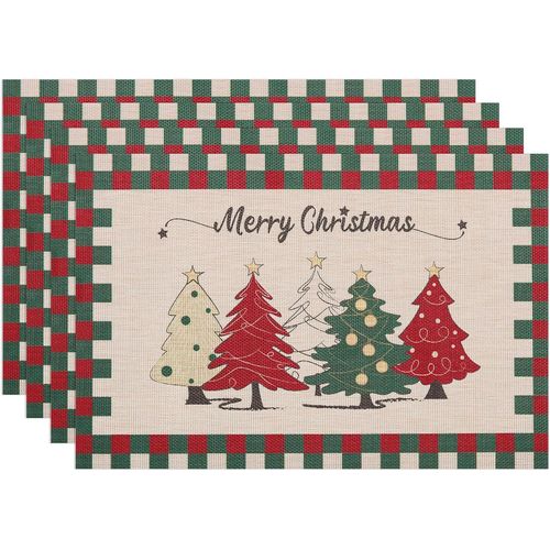 Ershi- Sets De Table Lavables NoL Sets De Table Hiver Sets De Table Dcorations De Noel Hiver NoL Dcorationsets De Table Pvc Ant[1374]