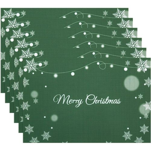 Ershi- Sets De Table Lavables NoL Sets De Table Hiver Sets De Table Dcorations De Noel Hiver NoL Dcorationsets De Table Pvc Ant[1383]