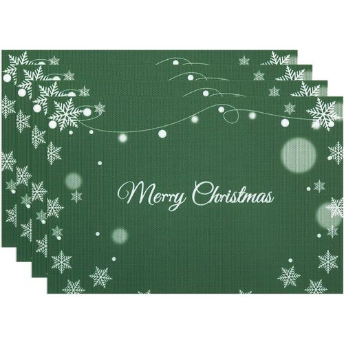 Ershi- Sets De Table Lavables NoL Sets De Table Hiver Sets De Table Dcorations De Noel Hiver NoL Dcorationsets De Table Pvc Ant[1384]