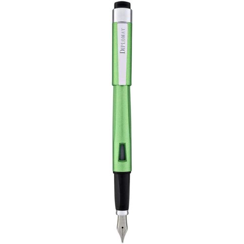 Ershi-- Stylo Plume Acier Magnum - Vert Citron - Simple & Lger - criture Fluide Et Confortable - Allure lgante - Acier Inoxyda[295]