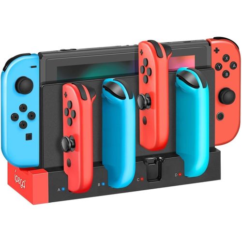 Ershi-Tnp Switch Joycon Charging Dock For Nintendo Switch Controller Charger Station And Switch Oled, Support 4 Joy Con Holder Wit[1439]