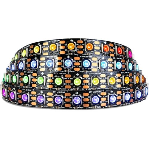 Ershi-Ws2812b Eco 1m 100led Dc5v Ruban Led Adressable Individuellement Smd5050 100 Pixels Dream Color Bande Lumineuse Led Programm[1