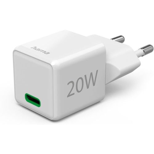 Eryi-20w Chargeur Usb C Rapide Compatible Iphone, Samsung, Macbook - [Pd + Qc 3.0] [Recharge Optimise] [1 Port Usb C] Blanc[3818]