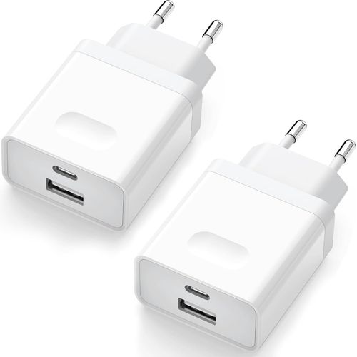Eryi-2pcs Chargeur Usb C, Prise Rapide 20w Replacement For Iphone 16 15 14 13 12 11 Pro Max Se Xs Xr 8 7 6s Plus Mini Se, Pad, Ga[55]