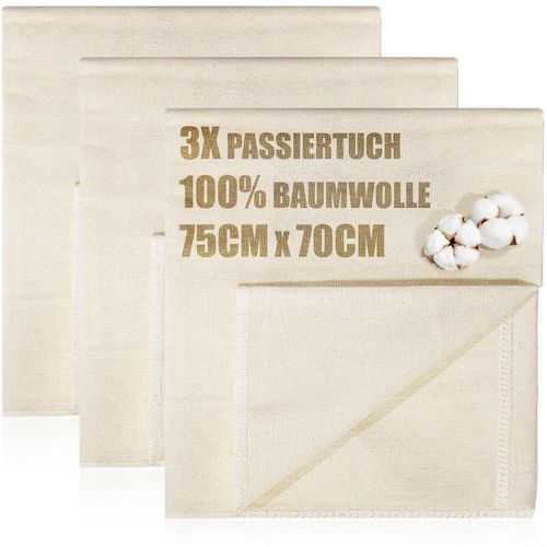 Eryi- 3x Linge De Boulangerie, Torchon  Savon,  Passer, 100% Coton - Linge Tiss Pour La Prparation De La Pte - Rutilisable, Rsistant  La Dchirure En Forte Humidit - Fabrication Du Pain