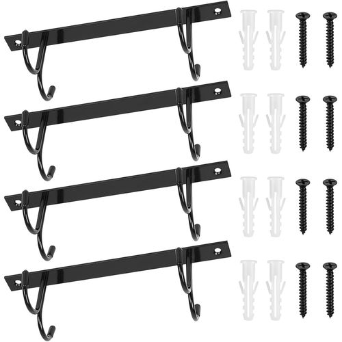 Eryi-4 Pcs Porte-Tasses  Caf, Porte Tasse Suspendue, Organisateur De Porte-Gobelets  Caf, Rangement Tasse Placard Porte Verres Suspendu, Accroche Porte Mug Suspendu, Support Tasse A Cafe Suspendu
