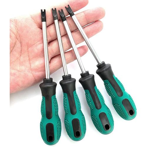 Eryi-4 Pcs Tournevis Magntique De Type-U, M1.7/M2.0/M2.3/M2.6 Jeu De Tournevis En Forme De U Acier Au Chrome Vanadium + Tournevis  Fourche Pp U Kit D'outils  Main Multifonction Crv