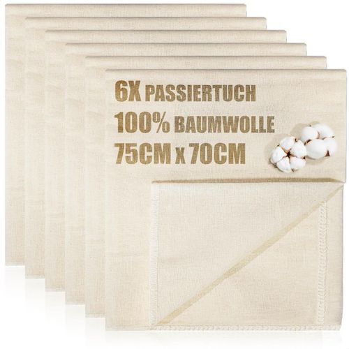 Eryi- 6x Linge De Boulangerie, Torchon  Savon,  Passer, 100% Coton - Linge Tiss Pour La Prparation De La Pte - Rutilisable, Rsistant  La Dchirure En Forte Humidit - Fabrication Du Pain