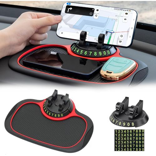 Eryi-Accessoires De Tableau De Bord Multifonction, Tapis Antidrapant Pour Tableau De Bord De Voiture Avec Support De Tlphone P[5933]