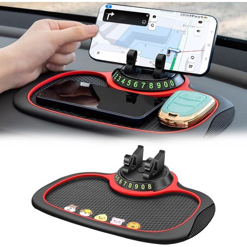Eryi-Accessoires De Tableau De Bord Multifonction, Tapis Antidrapant Pour Tableau De Bord De Voiture Avec Support De Tlphone P[5934]