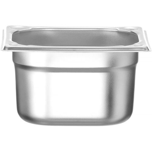 Eryi-Bac Gastronorme, Gn 1/6, Rsistance Thermique -40 C  300 C, Utilisable Dans Des Fours  Convection, Des Rfrigrateurs, Des Bain-Maries, Des Chafing Dishes, 1.6l, 176x162x(H)100mm, Inox