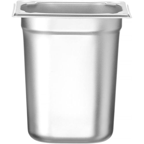 Eryi-Bac Gastronorme, Gn 1/6, Rsistance Thermique -40 C  300 C, Utilisable Dans Des Fours  Convection, Des Rfrigrateurs, Des Bain-Maries, Des Chafing Dishes, 3.4l, 176x162x(H)200mm, Inox