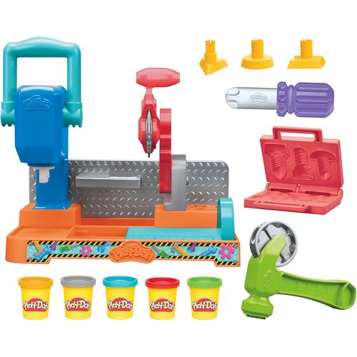 ERYI-Banc  Outils Stamp N Saw, Jouet Cratif Et Sensoriel Avec Pte  Modeler Pour Enfants Ds 3 Ans