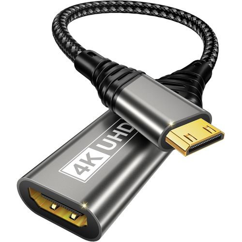 ERYI-Cble Mini Hdmi Vers Hdmi 4K 60Hz, Adaptateur 18Gbps Compatible Avec Carte Graphique, Raspberry Pi Zero W, Hdtv, Tablette, Projecteur