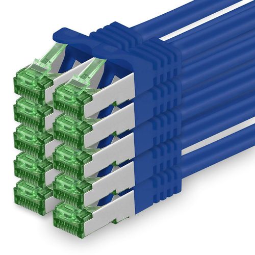 ERYI-Cble Rseau Cat7 Cat 7 10 Gb/S - 10X 0,25M