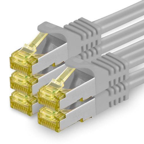 ERYI-Cble Rseau Cat7 Cat 7 10 Gb/S Sftp - 5X 1,5M