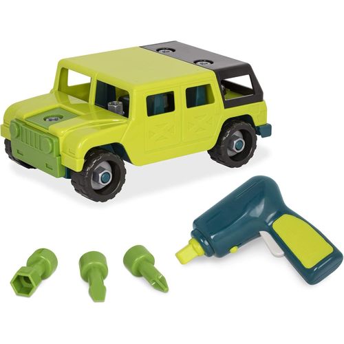 ERYI-- Camion  Dmonter 4X4 \U2013 Ensemble De Jeu De Vhicule Avec Perceuse Fonctionnelle Alimente Par Batterie Jouet De Dveloppement De La Petite Enfance Pour Les Enfants gs De 3 Ans Et Plus